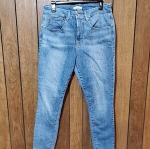 Good American Crop Jeans Womens Good Legs Skinny Stretch Preppy Size 14/32